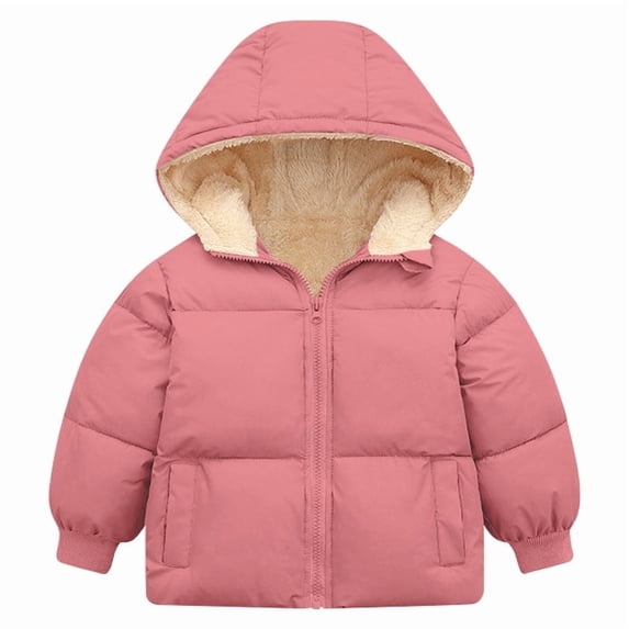 Aideaone Baby Winter Coat with Hooded Toddler Boys Girls Puffer Jackets for 12M-5T