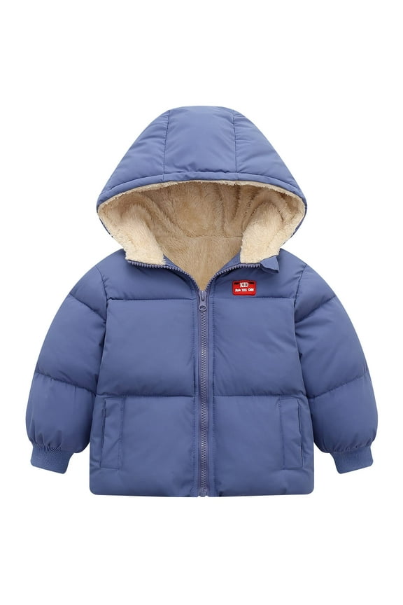 Baby Winter Coat with Hooded Toddler Boys Girls Puffer Jackets for 12M-5T