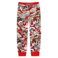 thumbnail image 1 of Aideaone Boys Christmas Pajama Pants Kids Long PJ Bottoms with Pockets 3D Print Sleepwear for Boys 7-16 Years, 1 of 5