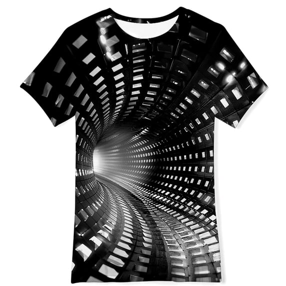 Aideaone Boys Girls T-Shirts 3D Graphic Shirts Kids Cool Short Sleeve Tees Size 4-14T