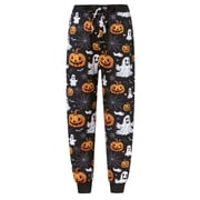 Aideaone Boys Halloween Pajama Pants Kids Long PJ Bottoms with Pockets 3D Print Sleepwear for Boys 7-16 Years