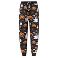 thumbnail image 1 of Aideaone Boys Halloween Pajama Pants Kids Long PJ Bottoms with Pockets 3D Print Sleepwear for Boys 7-16 Years, 1 of 2