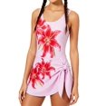 thumbnail image 1 of Aideaone Girl One Piece Swimdress Swimsuits Adjustable Straps Bathing Suit with kirt Tummy Control Swim Dresses Size 10-16, 1 of 6