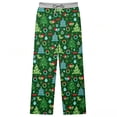 thumbnail image 1 of Aideaone Girls Christmas Pajama Pants Holiday Sleepwear Loose Fit Lounge Pants 7-14 Years, 1 of 2