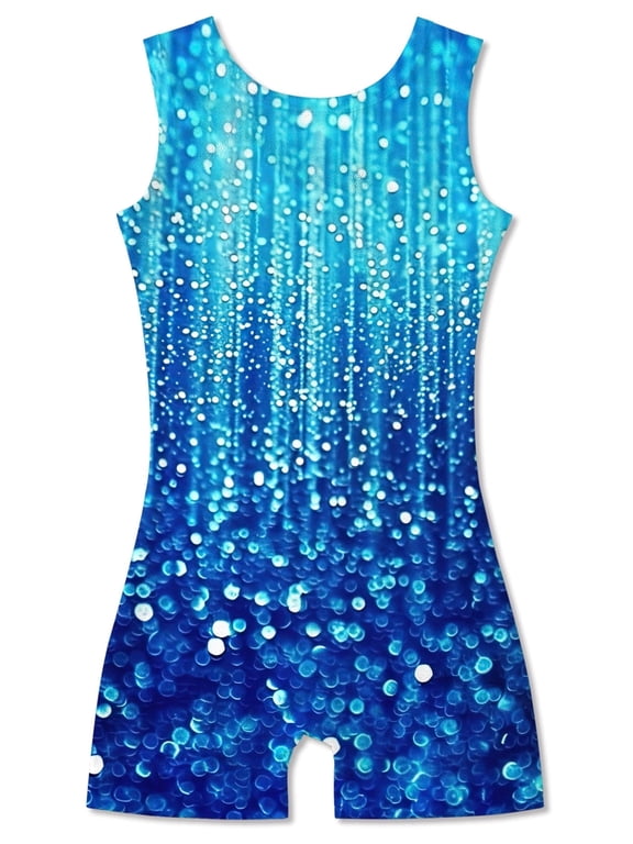 Girls Gymnastics Leotards Toddler Unitard Biketard Clothes Cute Kid Dance Outfit 2-10T