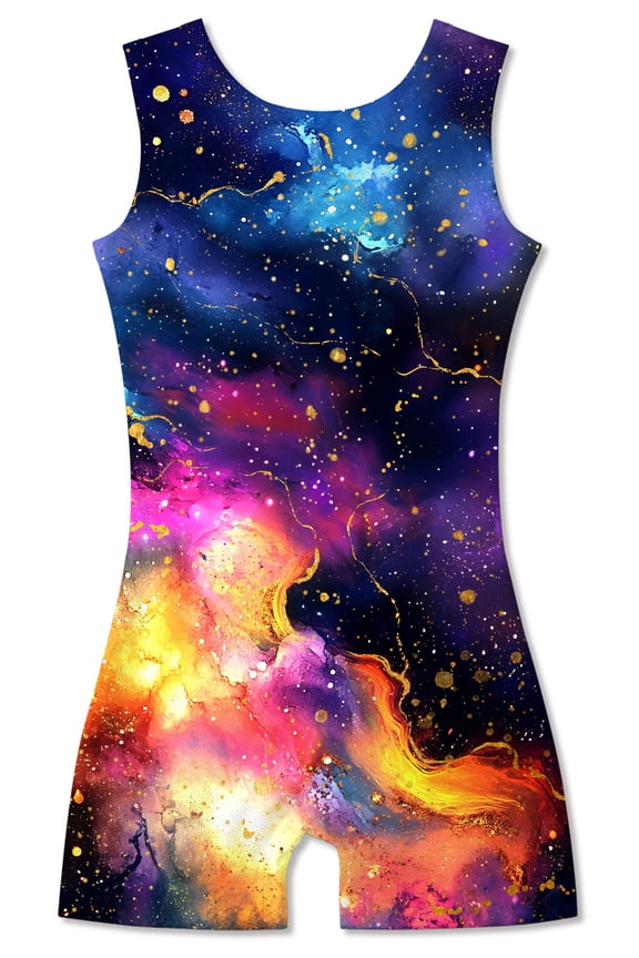 Girls Gymnastics Leotards Toddler Unitard Biketard Clothes Cute Kid Dance Outfit 2-10T