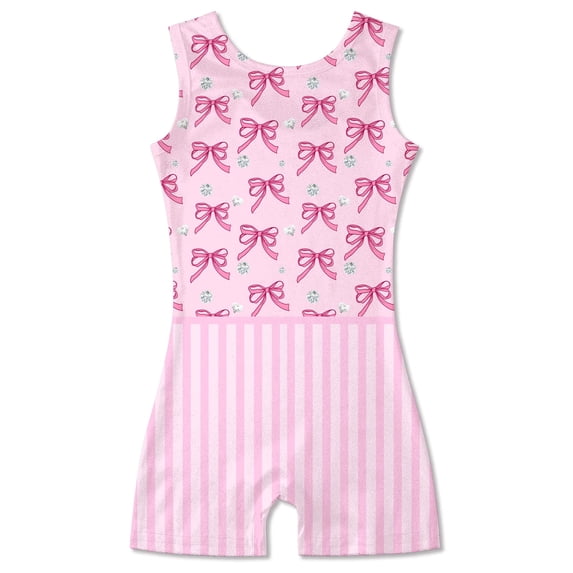 Aideaone Girls Gymnastics Leotards Toddler Unitard Biketard Clothes Cute Kid Dance Outfit 2-10T
