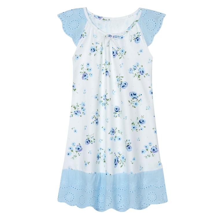 princess pj dress Gown Pajamas With soft flannel fabric Aideaone Girls Nightgowns Cute Princess