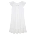thumbnail image 1 of Aridak Girls Nightgowns Cute Princess Sleepwear Flutter Sleeve Pajamas Nightie Dress White 5-12 Years, 1 of 7