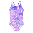 thumbnail image 1 of Aideaone Girls One Piece Swimsuits Quick Dry Beach Swimwear Bathing Suit 3-12 Years, 1 of 3