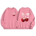 thumbnail image 1 of Aideaone Girls Sweatshirt Crewneck Long Sleeve Casual Graphic Pullover Tops for Kids 7-14 Years, 1 of 6