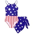 thumbnail image 1 of Aideaone Girls Swimsiut One-Piece with Cover Up Adjustable Straps Cut Out Swimwear Beach Bathing Suit Size 8-16, 1 of 8