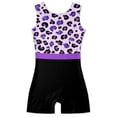 thumbnail image 1 of Aideaone Gymnastics Leotards for Girls Leopard Toddler Sparkle Dance Unitards 3-10T, 1 of 3