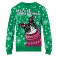 thumbnail image 1 of Aideaone Kids Ugly Christmas Sweater Boys Girls Xmas Holiday Party Pullover Tops 3-12 Years, 1 of 8
