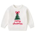 thumbnail image 1 of Aideaone Toddler Baby Boy Girl Christmas Sweater Knit Pullover Sweatshirt Warm Crewneck Long Sleeve Tops for Infant 9M-4T, 1 of 5