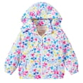 thumbnail image 1 of Aideaone Toddler Boys Girls Rain Jackets Waterproof Hooded Lightweight Kids Raincoats Windbreakers 2-8T, 1 of 8