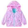 thumbnail image 1 of Aideaone Toddler Boys Girls Rain Jackets Waterproof Hooded Lightweight Kids Raincoats Windbreakers 2-8T, 1 of 9