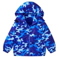 thumbnail image 1 of Aideaone Toddler Boys Girls Rain Jackets Waterproof Hooded Lightweight Kids Raincoats Windbreakers 2-8T, 1 of 8