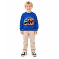 thumbnail image 1 of Aideaone Toddler Boys Sweatshirt Kids Long Sleeve Tops Crewneck Pullover, 1 of 6