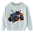 thumbnail image 1 of Aideaone Toddler Boys Sweatshirt Long Sleeve Boys Tractor/Truck Printed Sweatshirt Kids Crewneck Pullover Tops 3-6T, 1 of 8