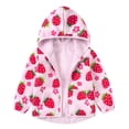 thumbnail image 1 of Aideaone Toddler Fleece Jacket Zip up Baby Boys Girls Hooded Winter Coat Long Sleeve Kids Thick Warm Outerwear, 1 of 10