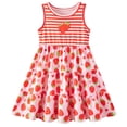 thumbnail image 1 of Aideaone Toddler Girls Dresses Sleeveless Tiered Sundress Kids Cute Print Twirly Swing Summer Dress Casual Sun Dress for Little Girls 4-7T, 1 of 6