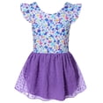 thumbnail image 1 of Aideaone Ballet Leotard for Girls Toddler Dance Dress Outfit with Skirt Ruffle Sleeve 3-8Y, 1 of 7