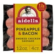 thumbnail image 1 of Aidells Pineapple & Bacon Smoked Chicken Sausage Links, 12 oz, 4 Count, 1 of 7
