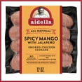 Aidells Smoked Chicken Sausage Links, Spicy Mango with Jalapeño, 12 oz