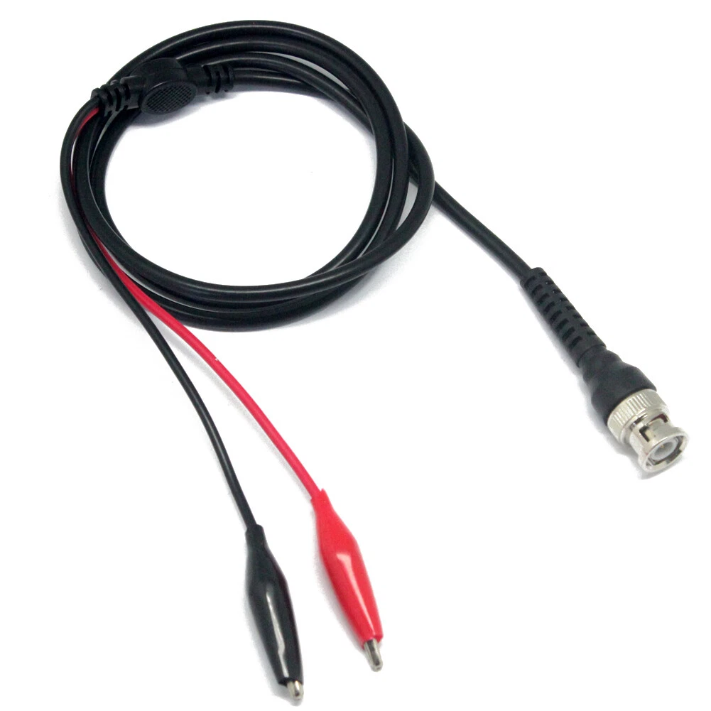 Aidetek Professional Bnc To Alligator Test Clip Cable 50 Ohms 150 Vac Max