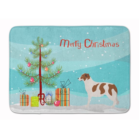 Aidi Atlas Mountain Dog Christmas Machine Washable Memory Foam Mat
