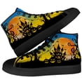 thumbnail image 1 of Aidianart Halloween Pumpkin High Top Shoes Womens High Top Canvas Sneakers Size 8, 1 of 5