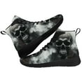 thumbnail image 1 of Aidianart Skull High Top Sneakers Mens High Top Shoes Size 8, 1 of 5