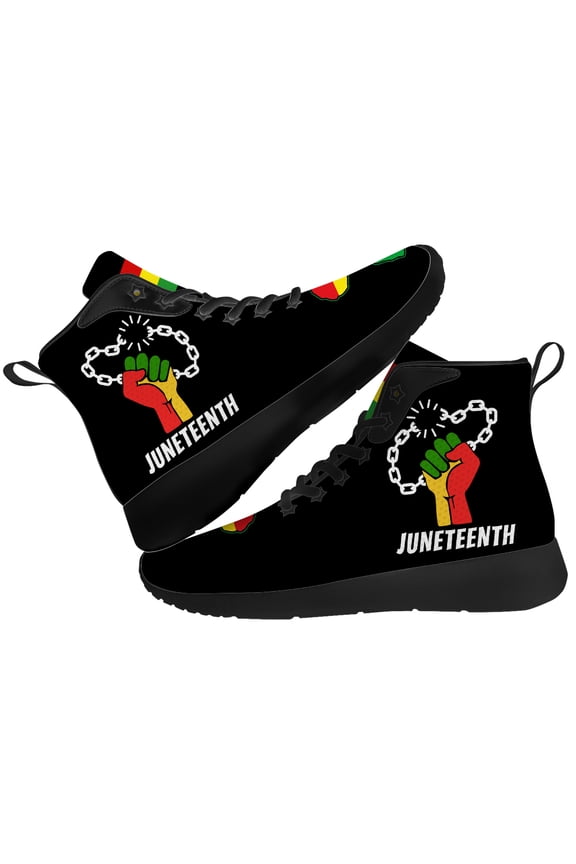 Womens African High Top Sneakers High Top Shoes Size 5