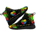 thumbnail image 1 of Aidianart Womens Autism Awareness High Top Sneakers High Top Shoes Size 12, 1 of 5