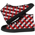 thumbnail image 1 of Aidianart Womens Canada Flag High Top Canvas Sneakers High Top Shoes Size 8.5, 1 of 5