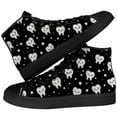 thumbnail image 1 of Aidianart Womens Dental High Top Shoes High Top Canvas Sneakers Size 5.5, 1 of 5
