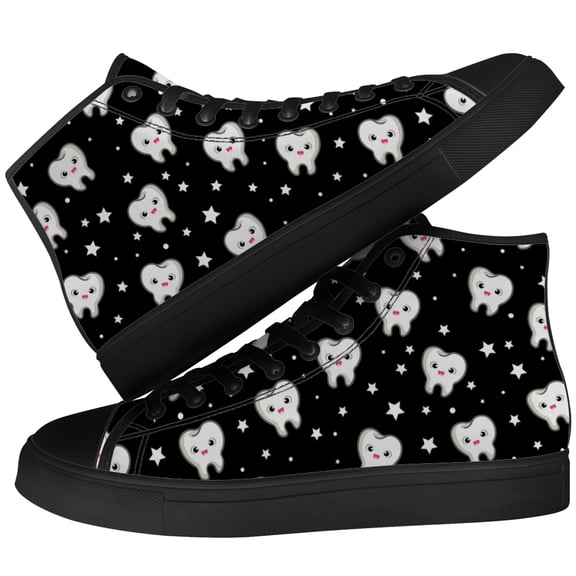 Aidianart Womens Dental High Top Shoes High Top Canvas Sneakers Size 6.5