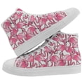 thumbnail image 1 of Aidianart Womens Flamingo High Top Shoes High Top Canvas Sneakers Size 13, 1 of 5