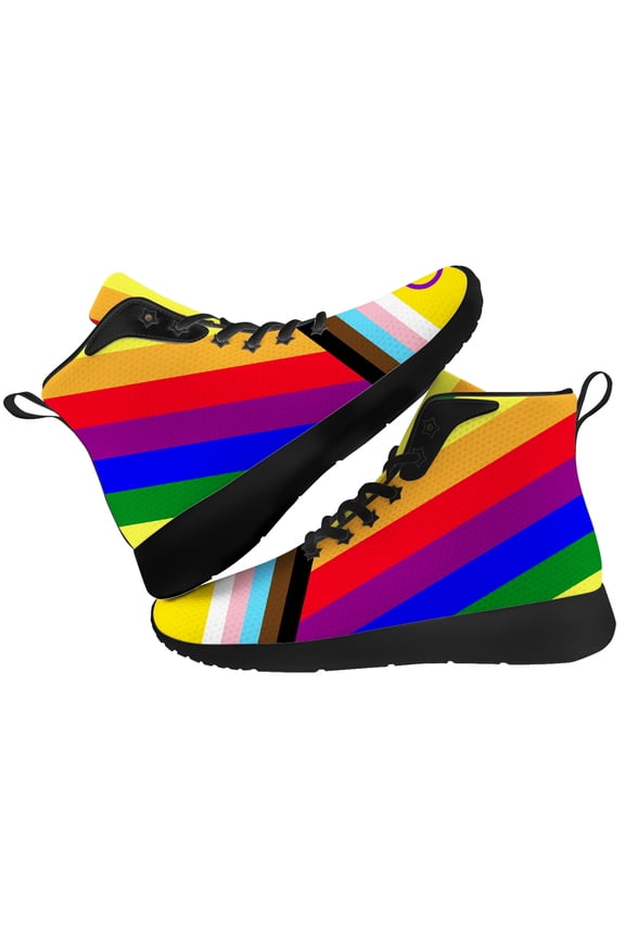 Womens LGBT High Top Shoes High Top Sneakers Size 9