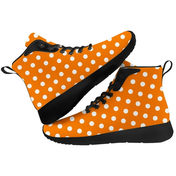 Aidianart Womens Polka Dot High Top Shoes High Top Sneakers Size 5