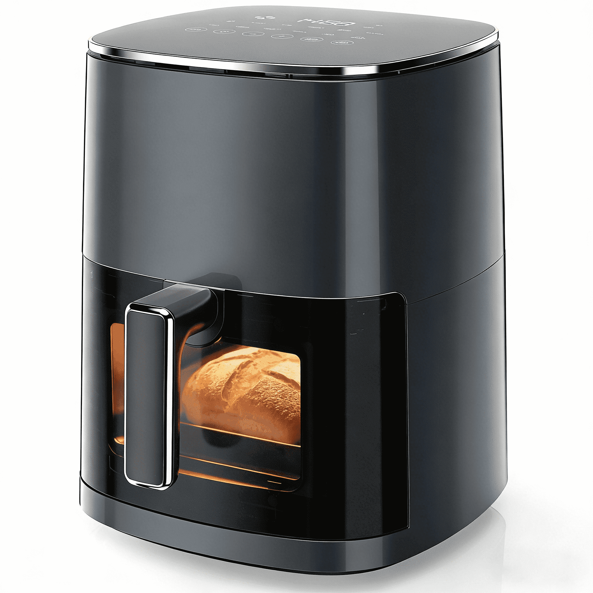 Aidoly 12-in-1 Air Fryer, 6-Quart Family Size Multi-Function for Roast, Bake, Broil, Dry, Proof, Reheat and More, with Viewing Window & 12 Cooking Modes, Grey