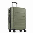 thumbnail image 1 of Aidoly 24 inch Carry-on Luggage, Expandable Lightweight Suitcase with TSA Lock, Hard Shell Luggage for Adult,Green, 1 of 7