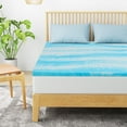 thumbnail image 1 of Aidoly Twin Size 2 inch Cool Memory Foam Mattress Topper, Pressure Relief Cushion, 1 of 9