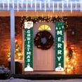 thumbnail image 1 of Aidoshy Christmas Porch Sign, Merry Christmas Banner Indoor Outdoor Xmas Decorations, New Year Plaid Hanging Banners Sign for Holiday Party Supplies Home Garage Welcome, 1 of 5
