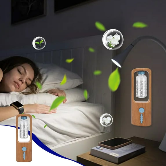 Aidoshy Essential Oil Diffuser,Commercial Smell Machine Oil Diffuser Essential Oil Capacity 50ml Waterless Essential Oil Diffuser For Home Store Hotel Large Room Office Quiet Humidifier for Home