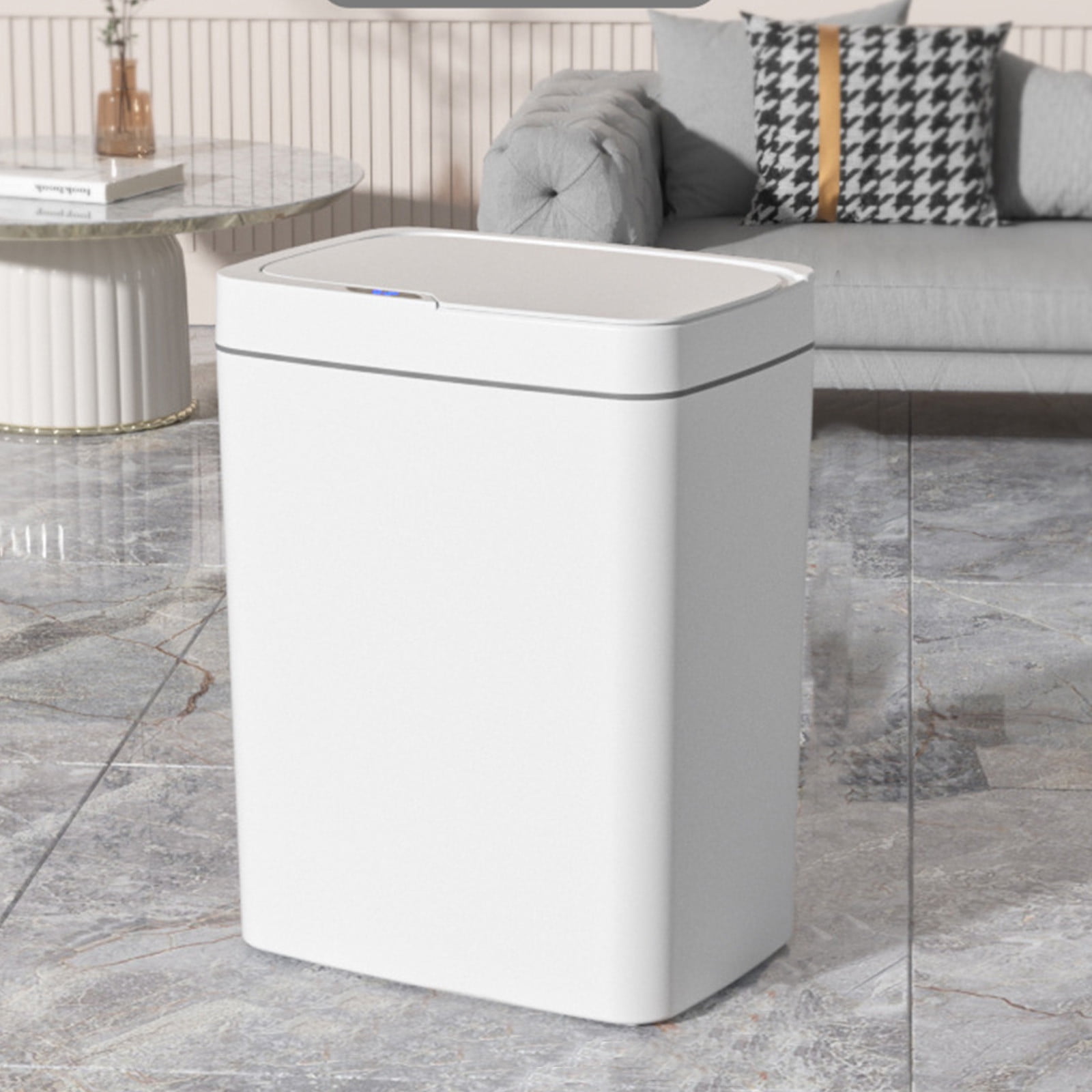 Aidoshy Trash Can,Touchless Sensor Trash Can 14 Liter/3.7 Gallon Small