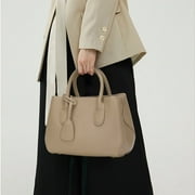 AIDRANI genuine leather light luxury women's handbag casual versatile solid color soft cowhide single shoulder crossbody commuting bag