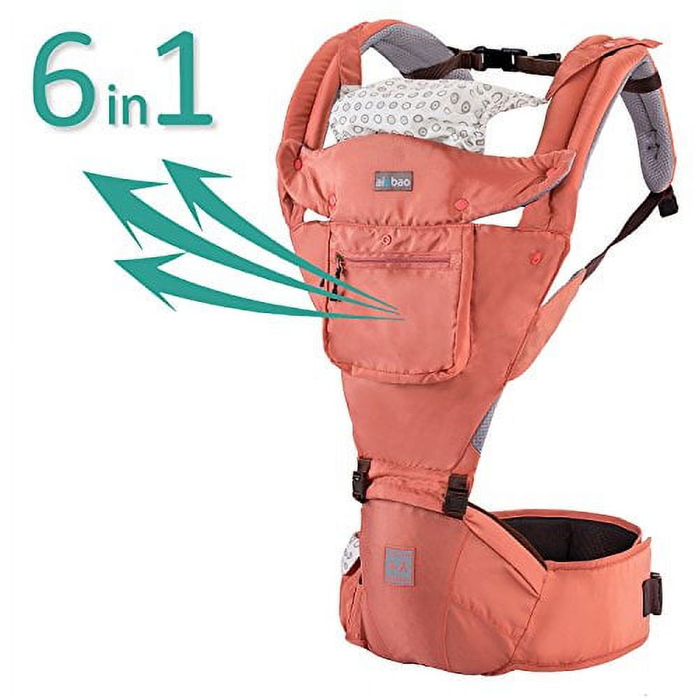 Aiebao Kangaroo Baby Carrier Backpack, Ergonomic Breathable Forward