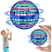 Aierliusa PP Flying Orb Ball Toys Cosmic Globe Fidget Spinner for Kids, Blue